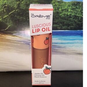 The Creme Shop Luscious Lip Oil Peach Cobbler Jojoba Coconut Hydrate